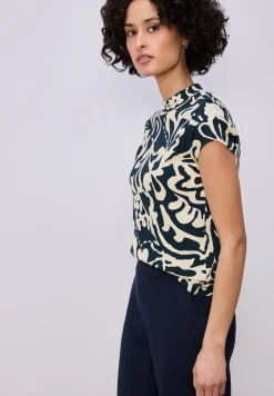 Gedessineerd basic shirt