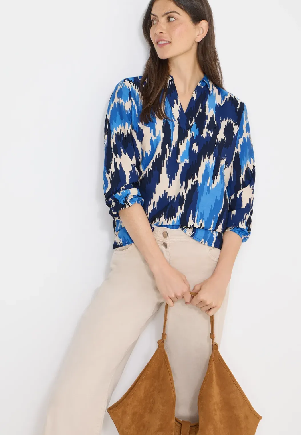 Gedessineerde blouse