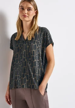 Gedessineerde blouse