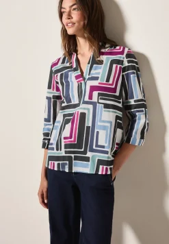 Gedessineerde blouse