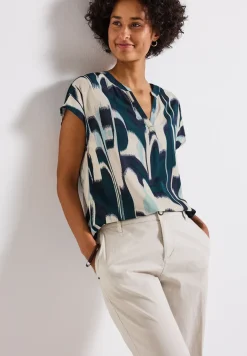 Gedessineerde blouse