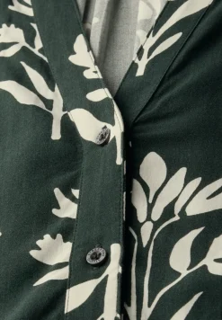 Gedessineerde blouse met korte mouwen