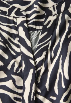 Gedessineerde blouse top