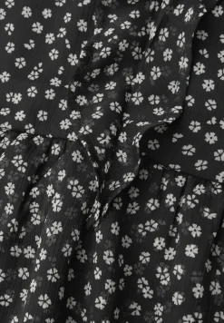 Gedessineerde chiffon jurk