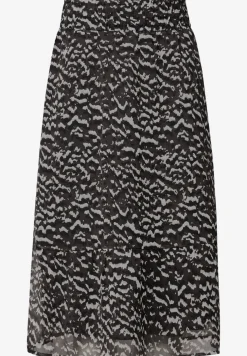 Gedessineerde chiffon rok