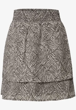 Gedessineerde chiffon rok