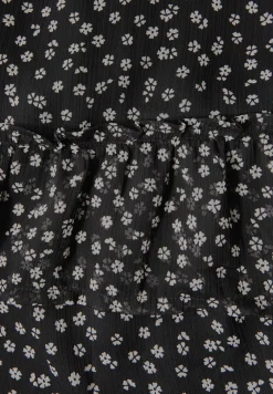 Gedessineerde chiffon rok