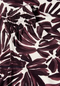 Gedessineerde jersey jurk