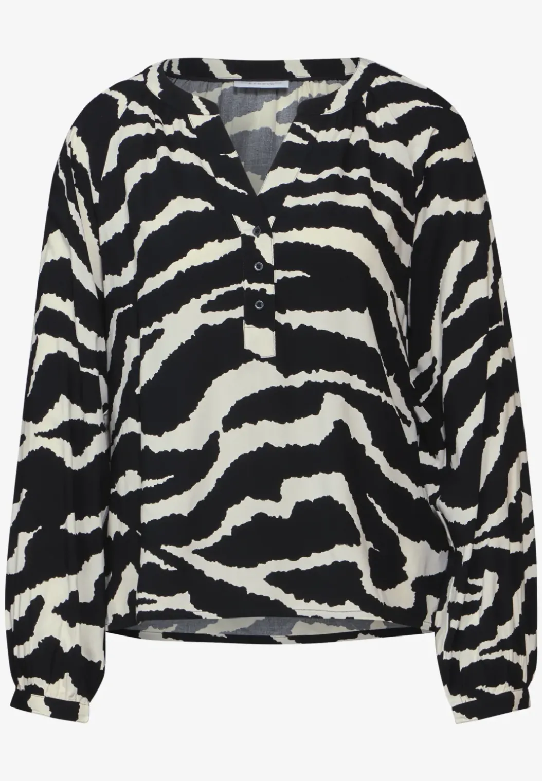Gedessineerde raglan blouse