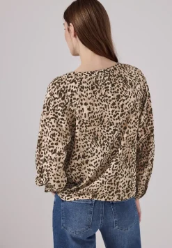 Gedessineerde raglan blouse