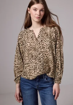 Gedessineerde raglan blouse