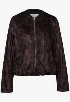 Gedessineerde velours blouson