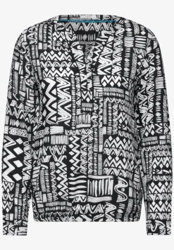 Gedessineerde blouse