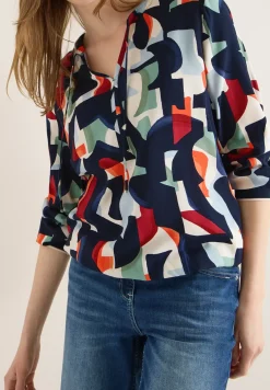 Gedessineerde blouse