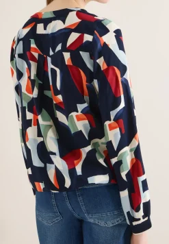 Gedessineerde blouse