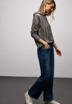 Gedessineerd shirt met capuchon
