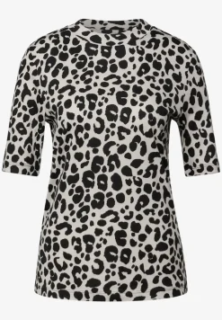 Gedessineerd shirt met korte mouwen