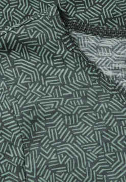 Gedessineerd shirt met ronde hals