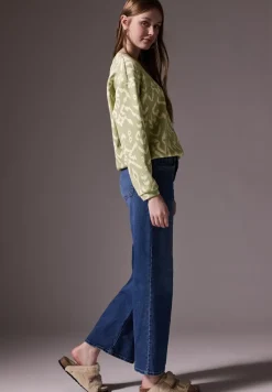 Gedessineerd Silk-Look Shirt