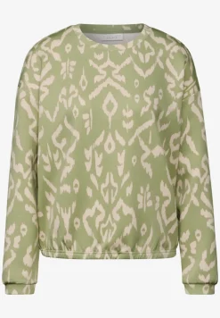Gedessineerd Silk-Look Shirt