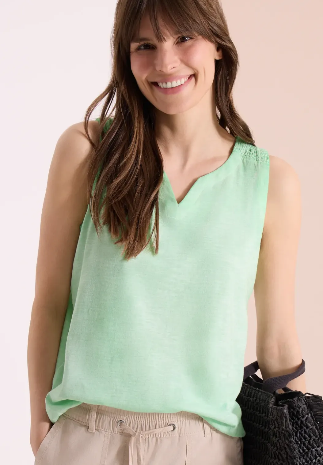 Gekleurde jersey top