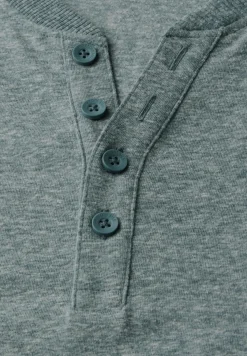Gemêleerd Henley Shirt