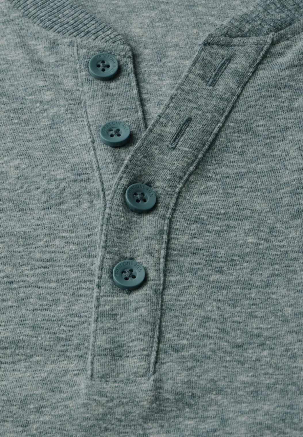 Gemêleerd Henley Shirt