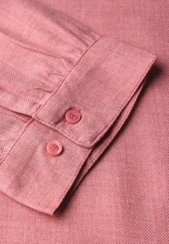 Gemêleerde blouse met ronde hals