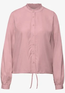 Gemêleerde blouse met ruches