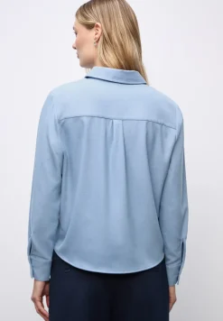 Gemêleerde blouse met tape
