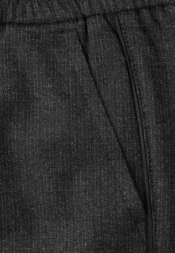 Gemêleerde broek met band