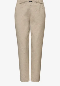 Gemêleerde broek met detail