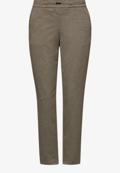 Gemêleerde broek met detail