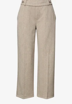 Gemêleerde broek met rechte leg