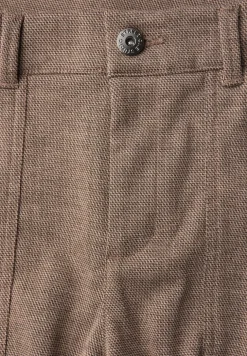 Gemêleerde broek met rechte leg