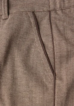 Gemêleerde broek met rechte leg