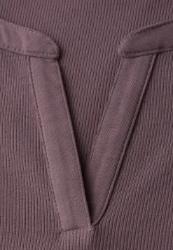 Geribd shirt met structuur
