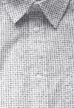 Geruit slim fit overhemd