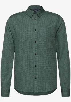 Geruit slim fit overhemd