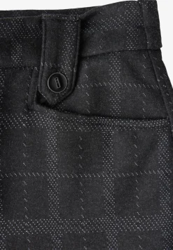 Geruite broek met rechte pijpen