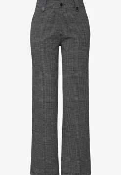 Geruite broek met rechte pijpen