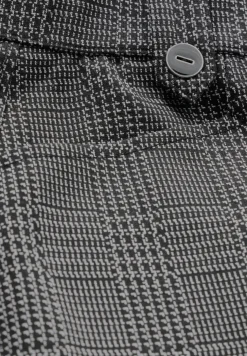 Geruite broek met rechte pijpen
