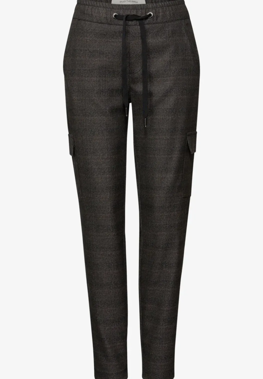 Geruite cargo broek