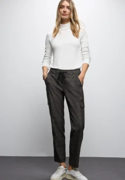 Geruite cargo broek