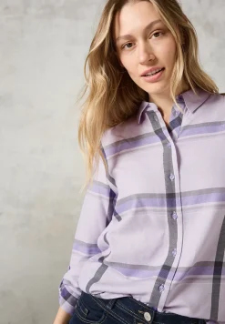 Geruite blouse