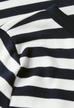 Gestreept boothals shirt