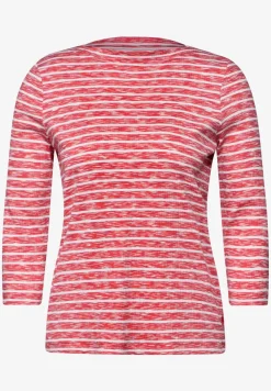 Gestreept gemêleerd shirt