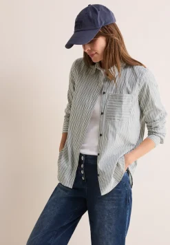 Gestreept overhemd blouse