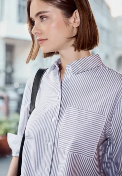Gestreept overhemd blouse