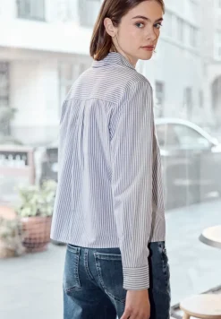 Gestreept overhemd blouse